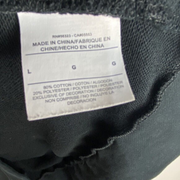 Nike FC crew sweater men size Large black pockets long sleeve cotton soft Logo - Picture 8 of 13